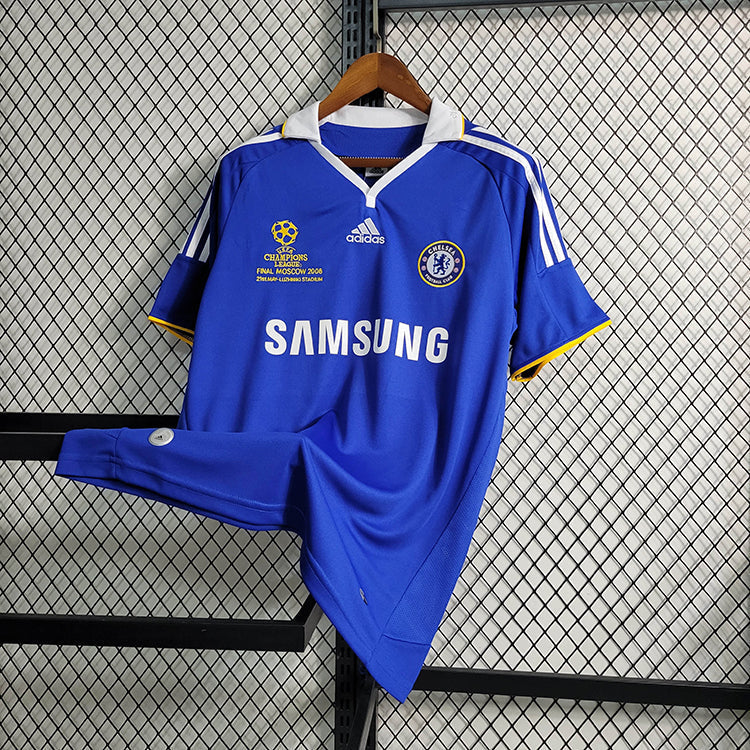 CAMISOLA RETRÔ DO CHELSEA 08/09 AZUL