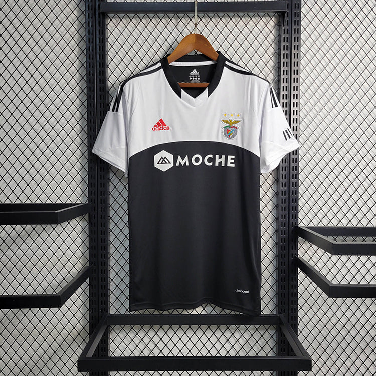 CAMISOLA RETRÔ DO BENFICA 13/14 BRANCO E PRETO