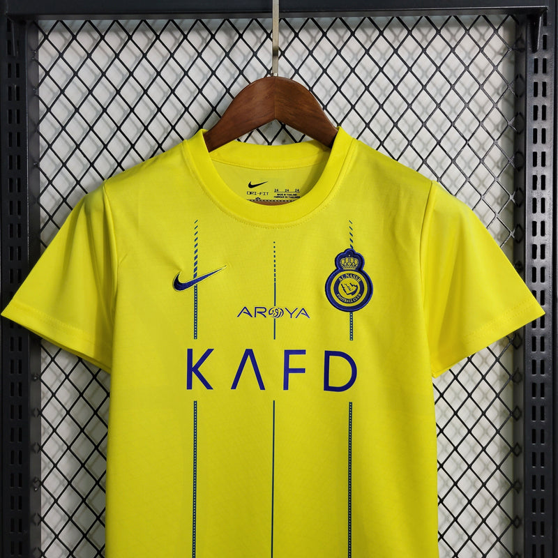 KIT INFANTIL DO AL NASSR 23/24 AMARELO