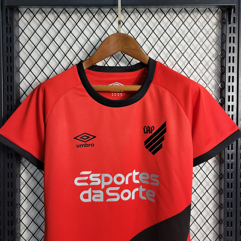 CAMISOLA FEMININA DO ATLETICO PARANAENSE 23/24 VERMELHO