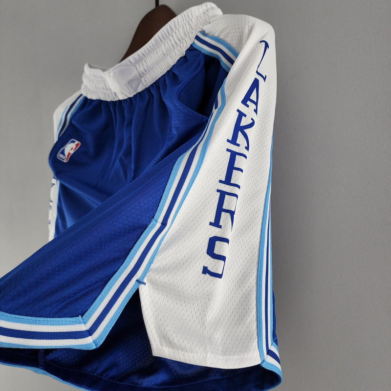 Shorts Los Angeles Lakers retro Blue White NBA