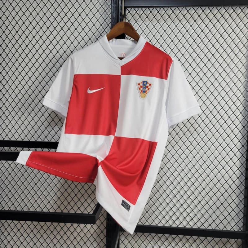 CAMISOLA DA SELEÇÃO DA CROACIA 24/25 BRANCO E VERMELHO