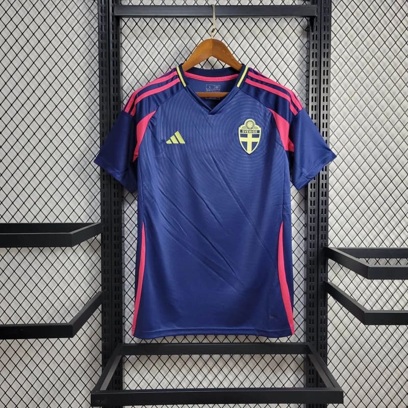 CAMISOLA DA SELEÇÃO DA SUECIA 24/25 AZUL