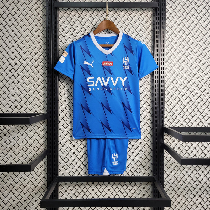 KIT INFANTIL DO AL HILAL 23/24 AZUL