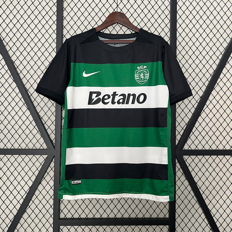 CAMISOLA DO SPORTING 24/25 PRETO E VERDE