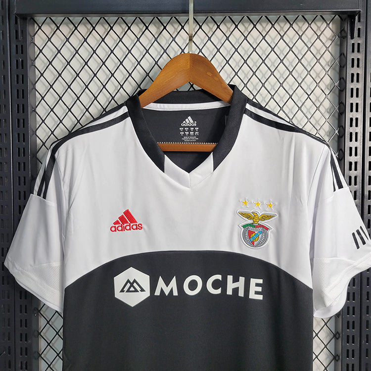 CAMISOLA RETRÔ DO BENFICA 13/14 BRANCO E PRETO