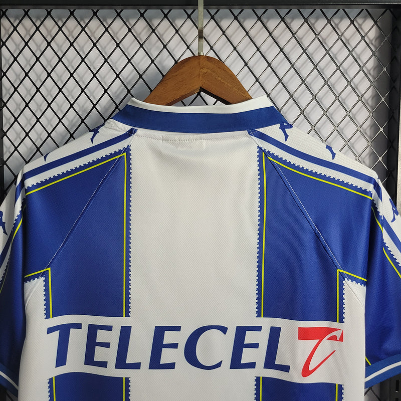 CAMISOLA RETRÔ DO PORTO 97/99 BRANCO E AZUL