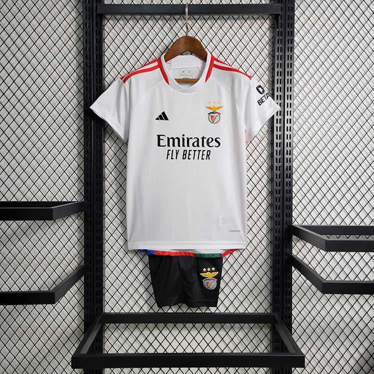 KIT INFANTIL DO BENFICA 23/24 BRANCO