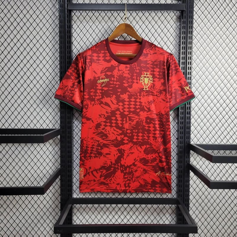 CAMISOLA DA SELEÇÃO DE PORTUGAL 24/25 VERMELHO EDIÇÃO ESPECIAL