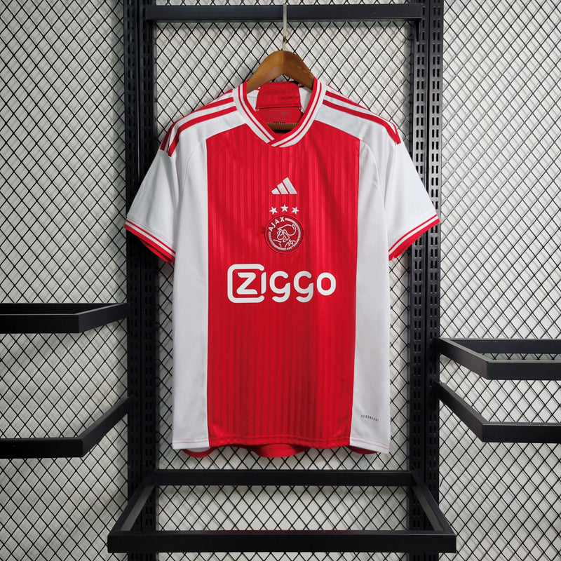 CAMISOLA DO AJAX 23/24 VERMELHO E BRANCO