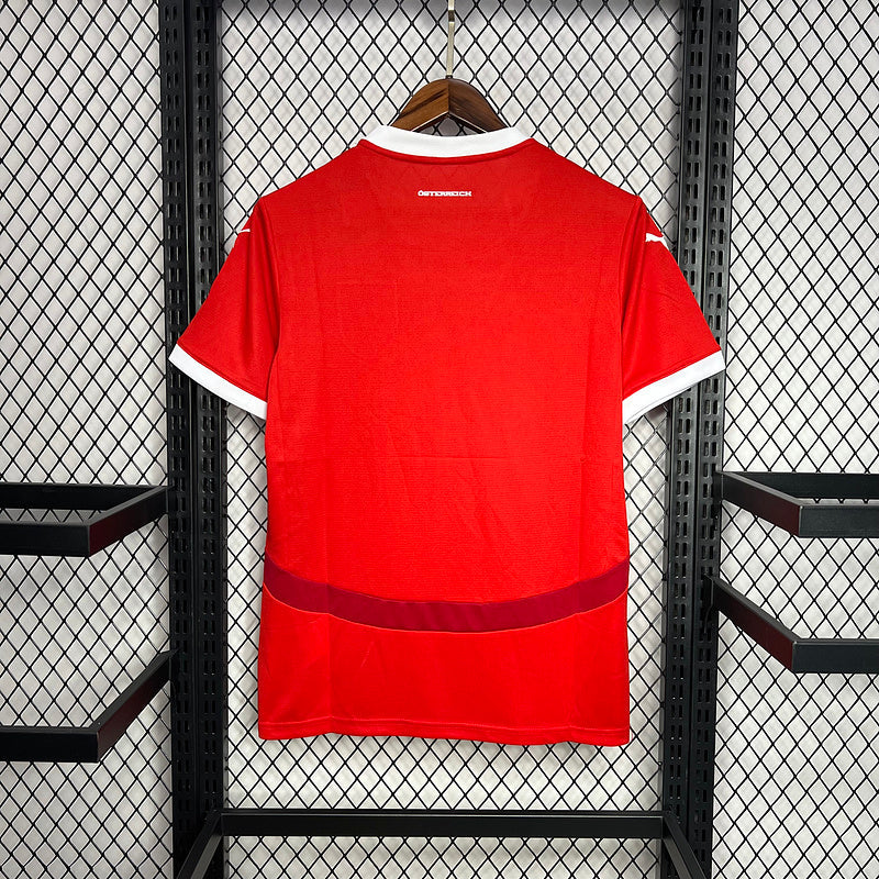 CAMISOLA DA SELEÇÃO DA AUTRIA 24/25 VERMELHO