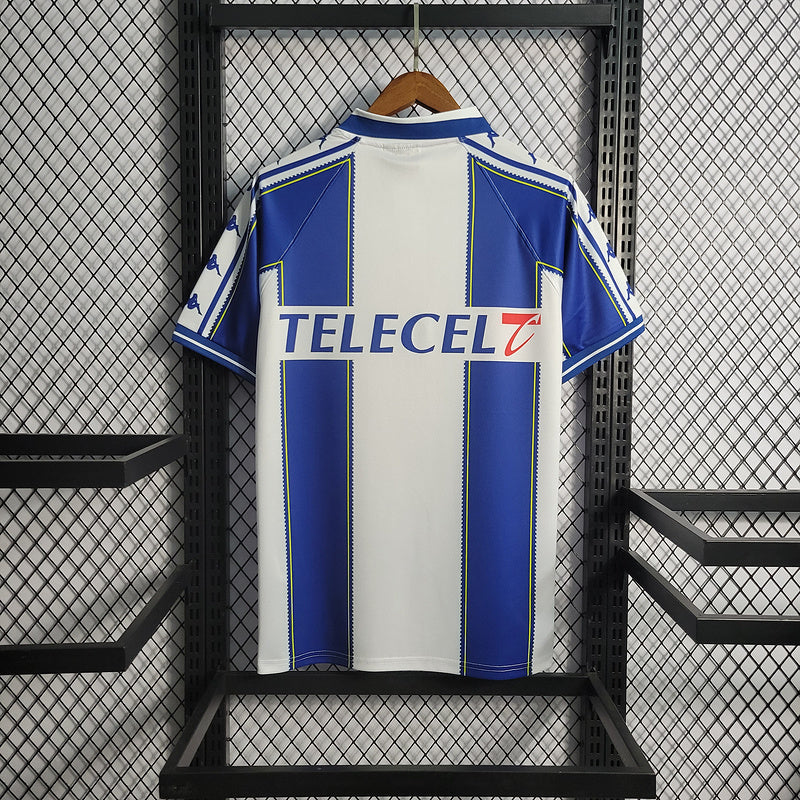 CAMISOLA RETRÔ DO PORTO 97/99 BRANCO E AZUL