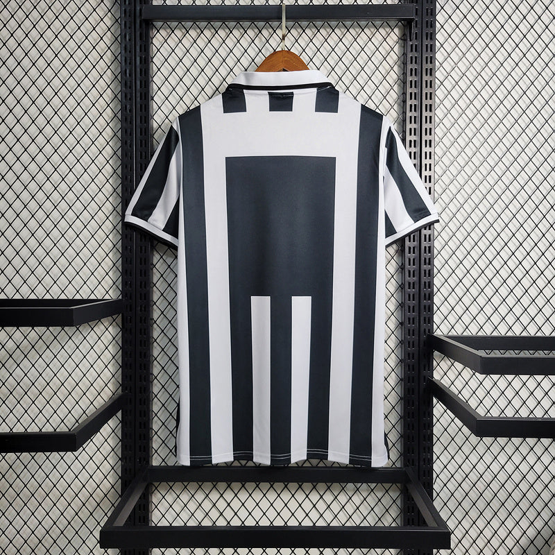 CAMISOLA RETRÔ DA JUVENTUS 95/97 BRANCO E PRETO