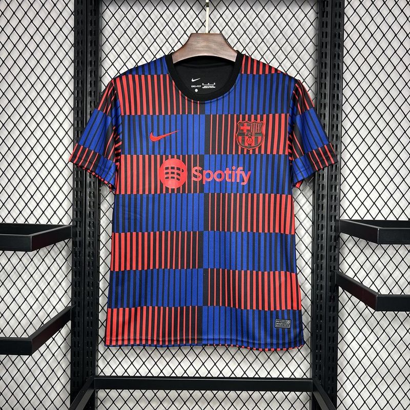 CAMISOLA DO BARCELONA 24/25 MULTICOLOR PRÉ JOGO