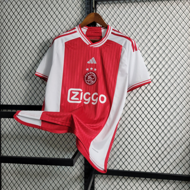 CAMISOLA DO AJAX 23/24 VERMELHO E BRANCO