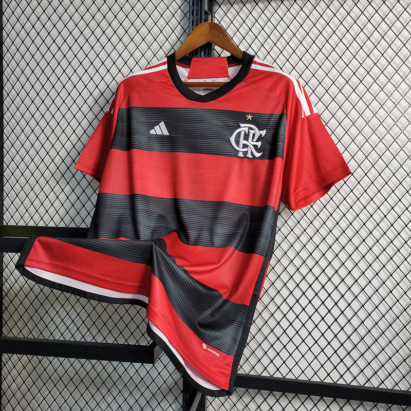 CAMISOLA DO FLAMENGO 24/25 VERMELHO E PRETO